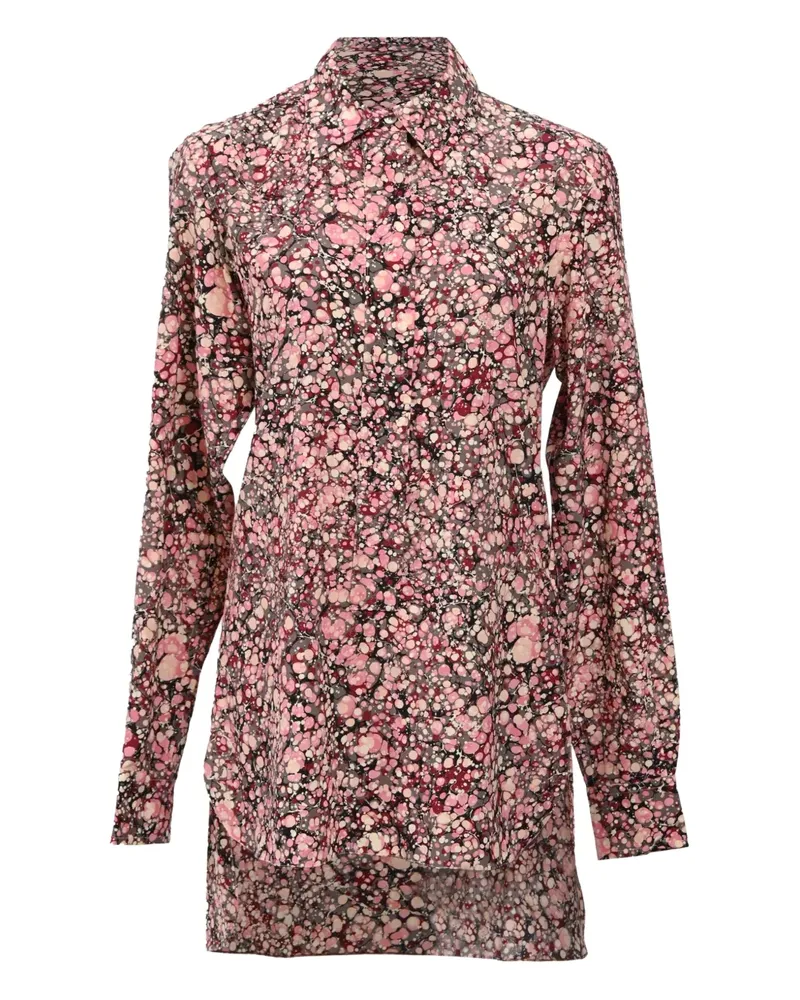 Victoria Beckham Hemd mit Print - Rosa Rosa