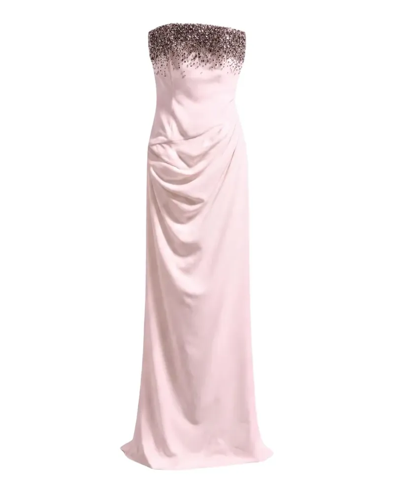 Amen Abendkleid mit Kristallen - Rosa Rosa