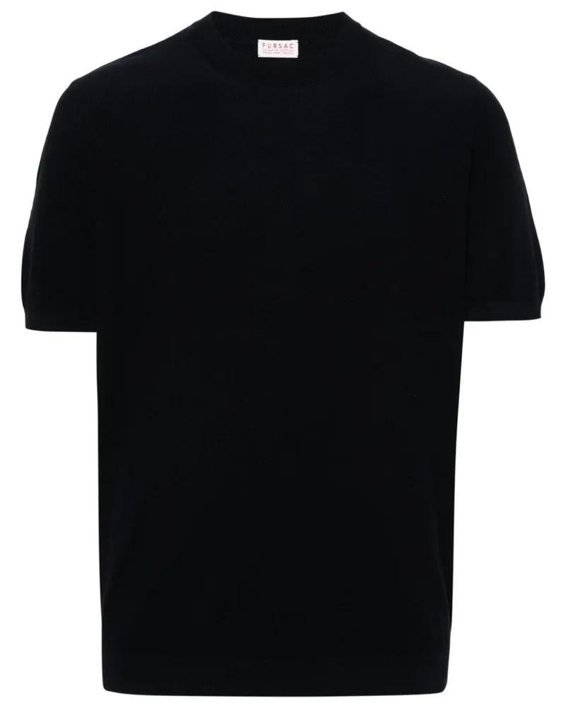 FURSAC T-Shirt aus Pikee - Blau Blau