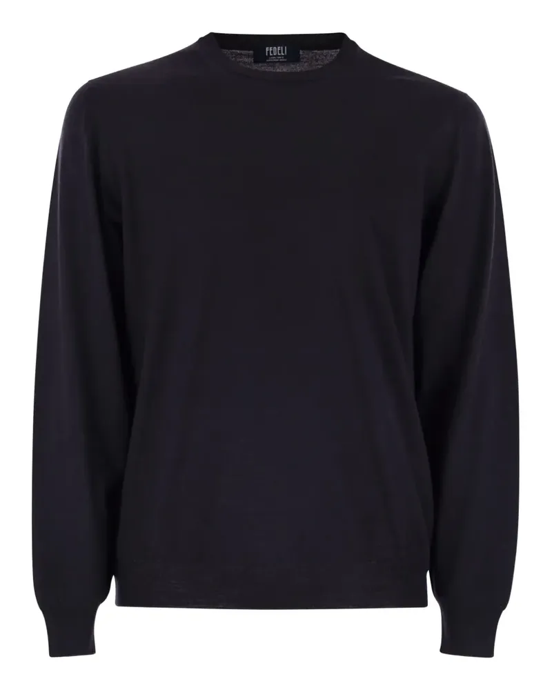 Fedeli Argentina crew-neck sweater - Blau Blau
