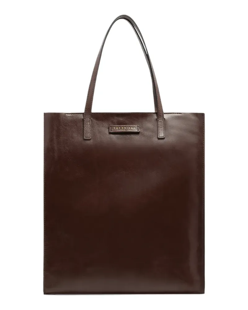 The Bridge leather tote bag - Braun Braun