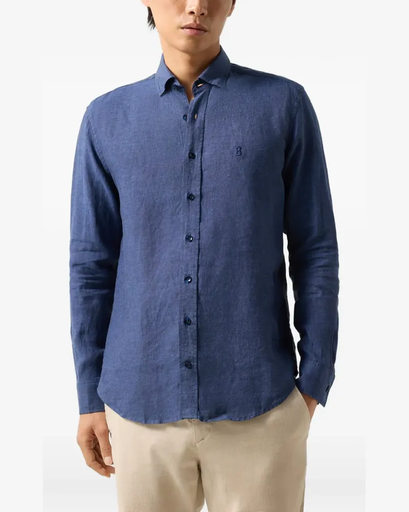 Bogner Timi Leinenhemd - Blau Blau