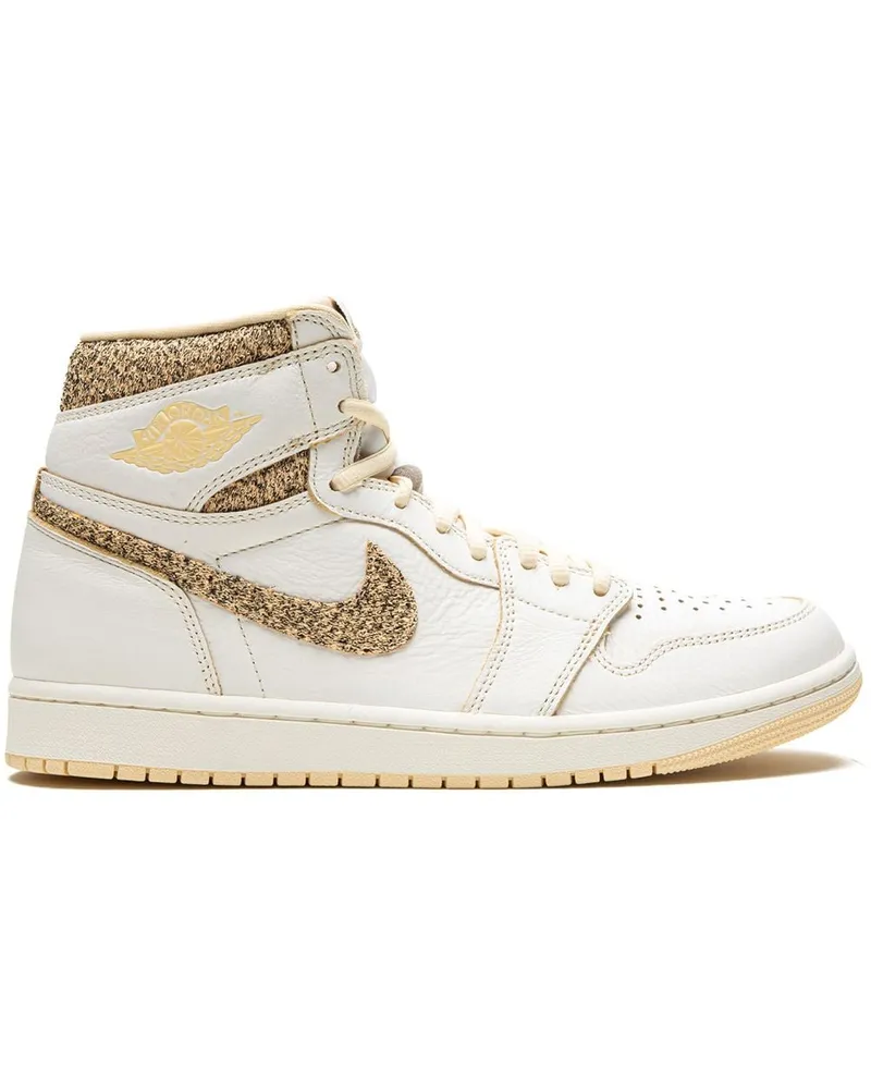 Jordan Air  1 Retro High OG Vibrations of Naija Sneakers - Weiß Weiß
