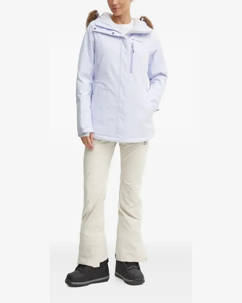 Columbia Sportswear Company Skijacke mit Faux-Fur-Besatz - Blau Blau