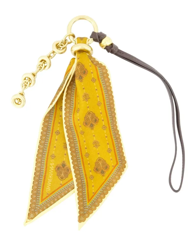 Zimmermann Taschenanhänger mit Schal - Gelb Gelb