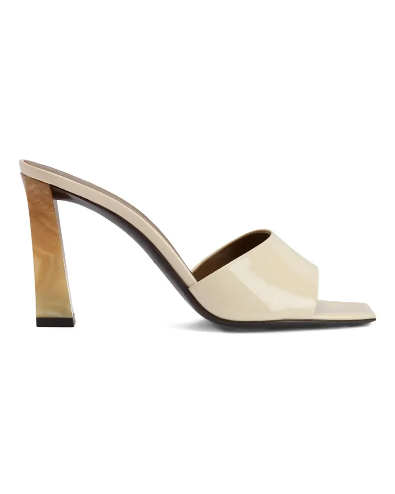 Giuseppe Zanotti Talia square-toe sandals - Nude Nude