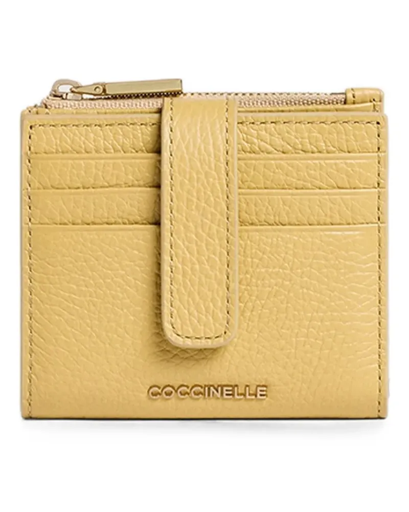 Coccinelle grained-leather cardholder - Gelb Gelb