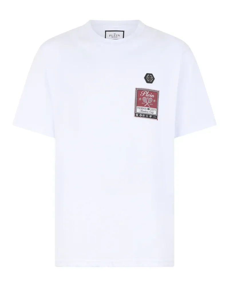 Philipp Plein Tennis Society T-Shirt - Weiß Weiß