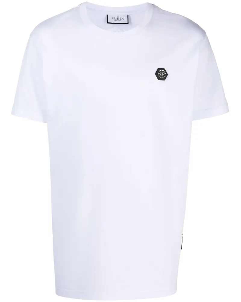 Philipp Plein T-Shirt mit Totenkopf-Print - Weiß Weiß
