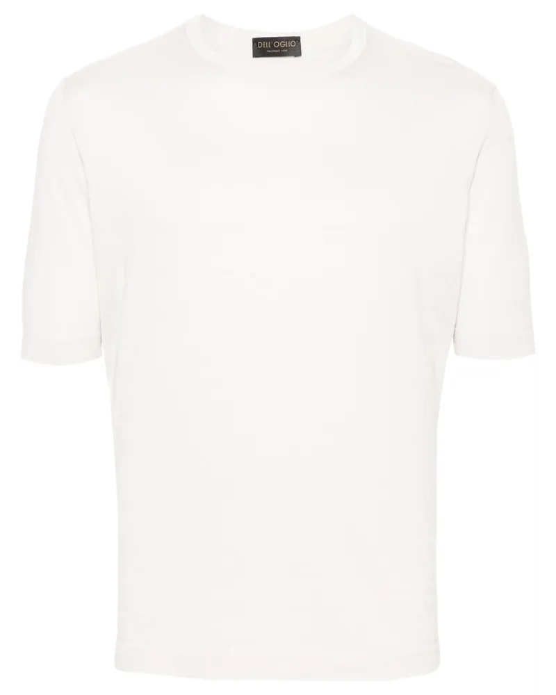 Dell'oglio Fein gestricktes T-Shirt - Grau Grau