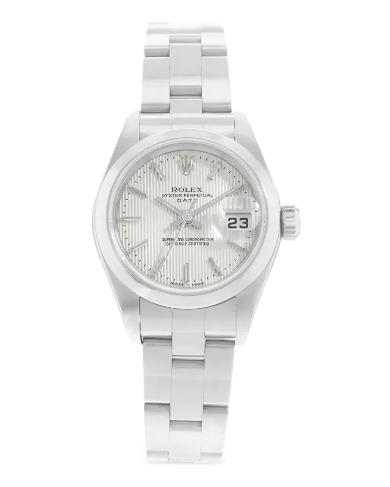 Rolex 2002 Datejust Armbanduhr 26mm - Silber Silber