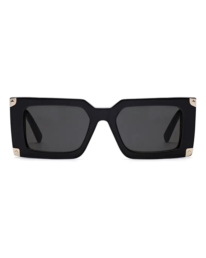 MCM Sonnenbrille mit eckigem Gestell - Schwarz Schwarz