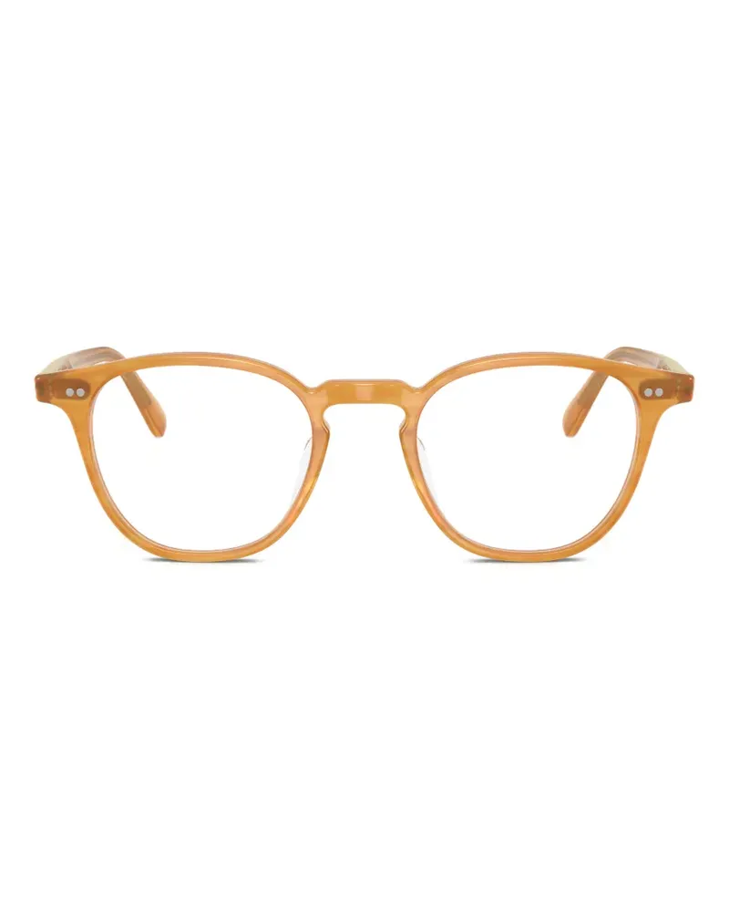 Oliver Peoples Edmin Brille mit rundem Gestell - Orange Orange