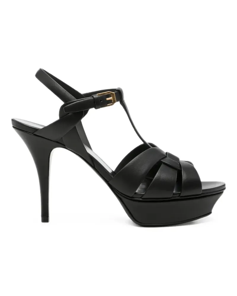 Saint Laurent Tribute Plateau-Sandalen - Schwarz Schwarz