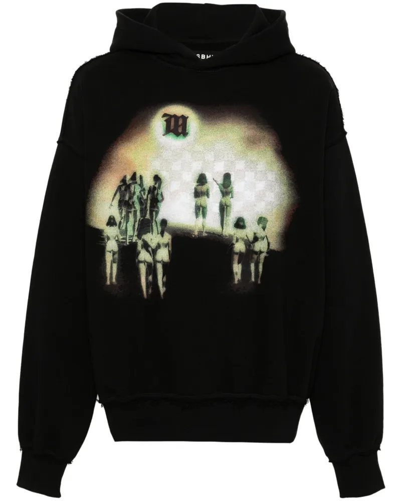 MISBHV Sunrise Hoodie mit Print - Schwarz Schwarz