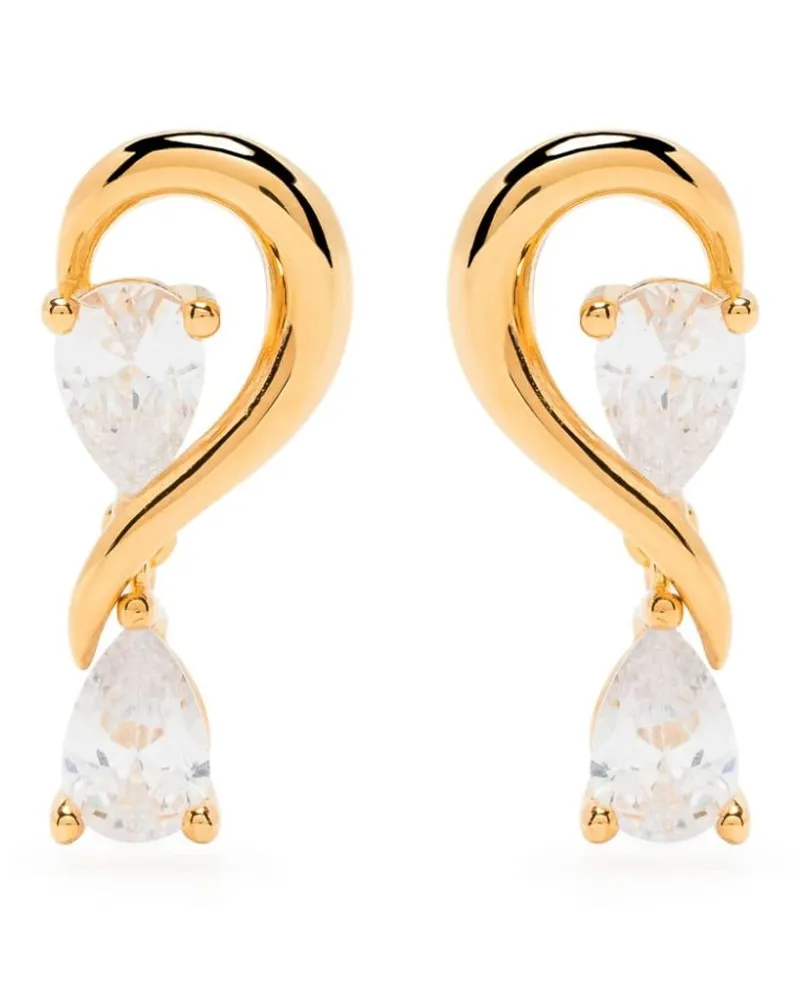 ANISSA KERMICHE D'or' Goldohrringe mit Diamanten Gold