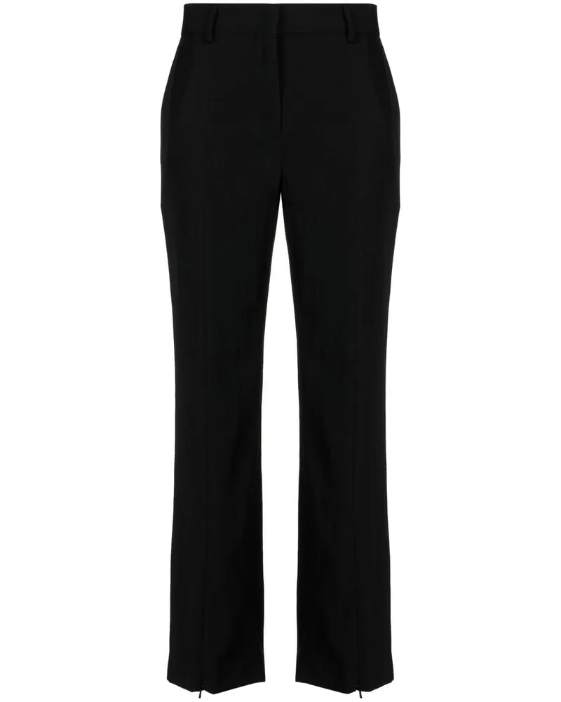 Paul Smith Klassische High-Waist-Hose Schwarz