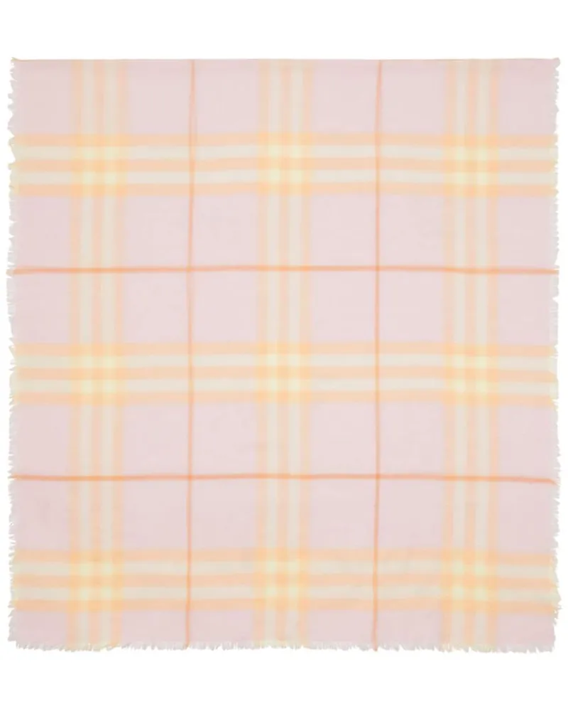 Burberry Karierter Schal - Rosa Rosa