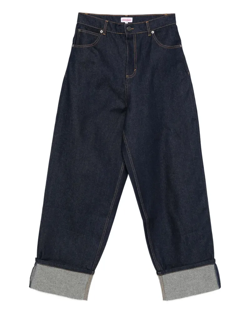 Charles Jeffrey Loverboy Jeans mit Umschlag - Blau Blau