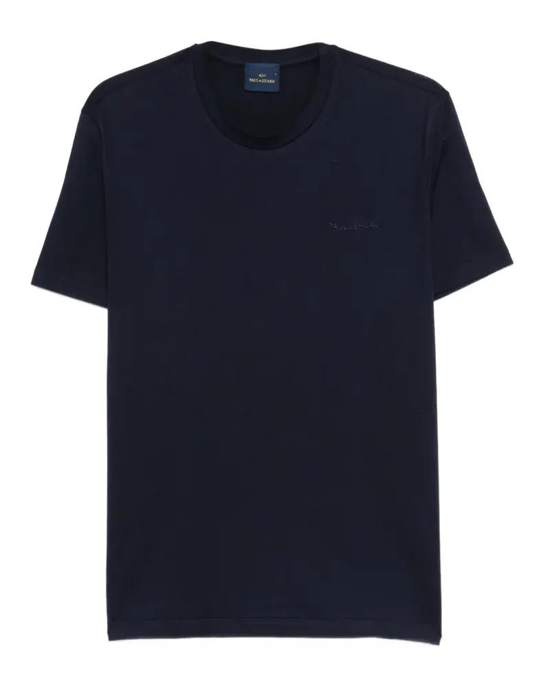 Paul & Shark logo T-shirt - Blau Blau