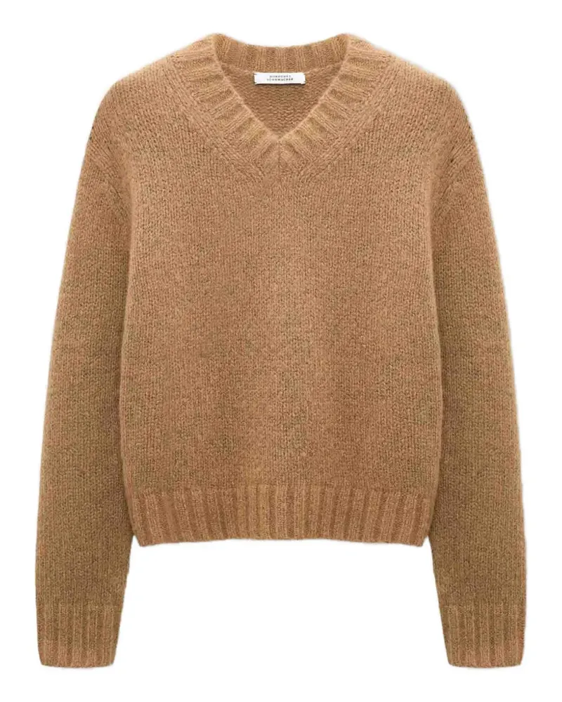 Dorothee Schumacher V-neck knitted sweater - Braun Braun