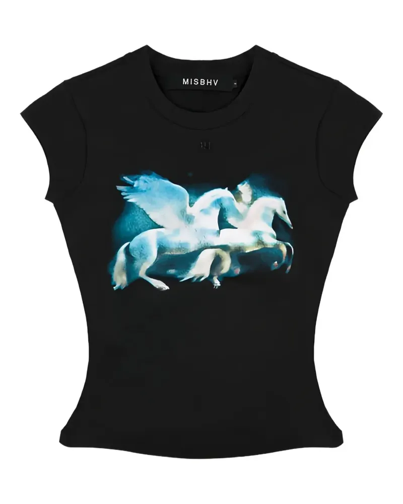 MISBHV graphic-print T-shirt - Schwarz Schwarz