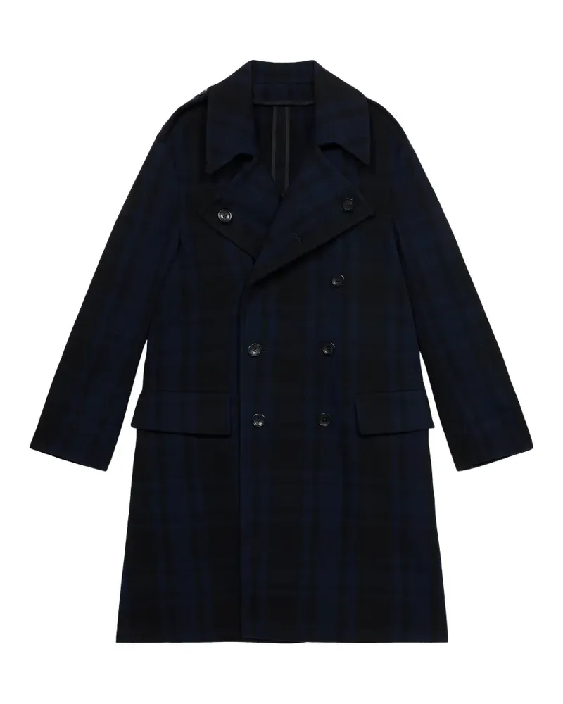 Fortela Winston double-breasted coat - Blau Blau