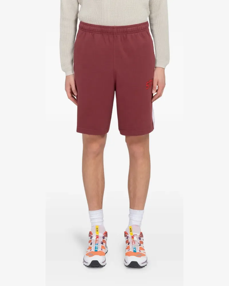 Stüssy striped jersey shorts - Rot Rot