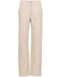 Moschino Hose mit Logo-Detail Nude