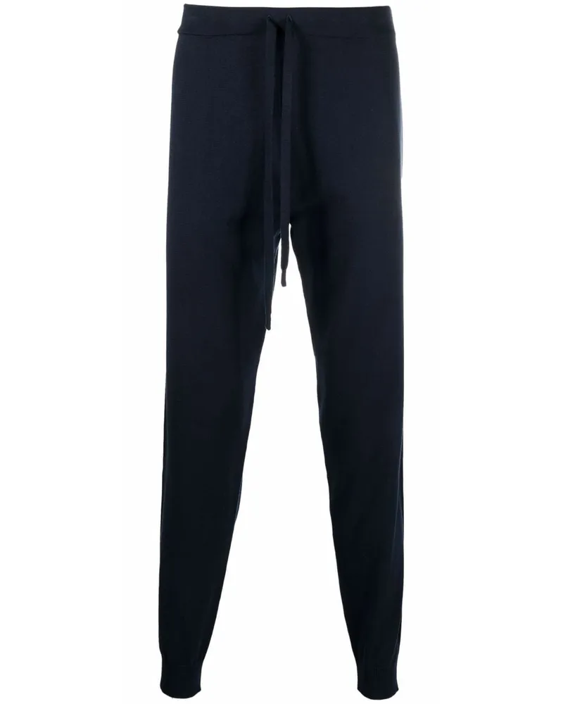 Corneliani Schmale Jogginghose - Blau Blau