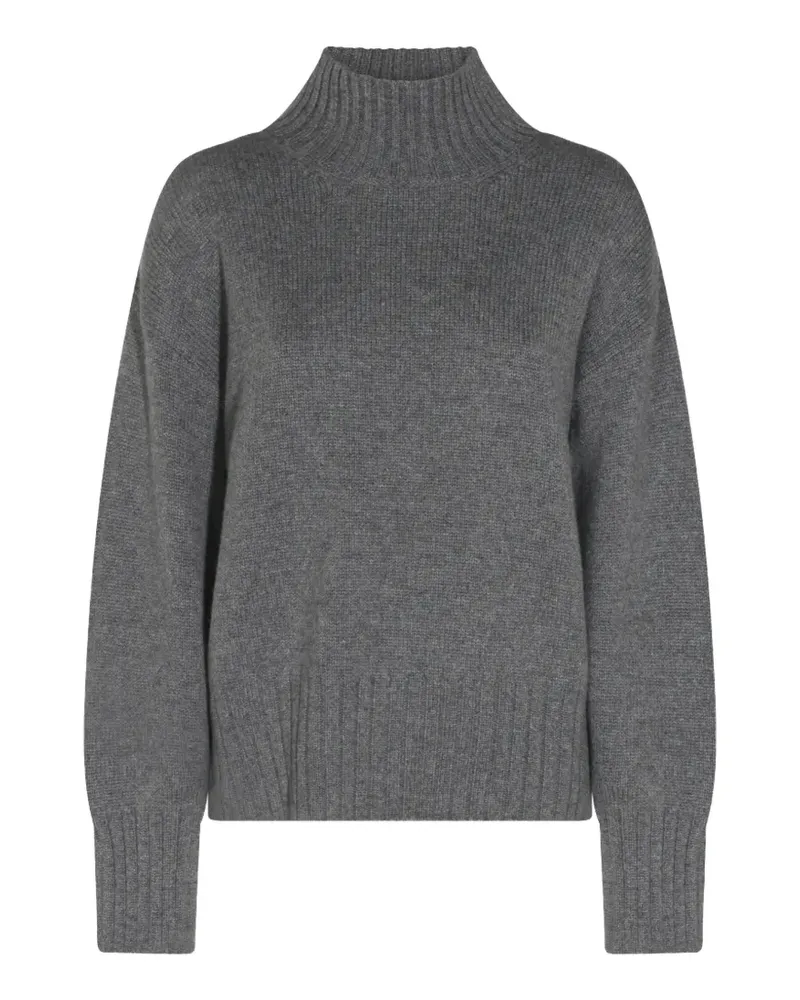 Malo Pullover mit Stehkragen - Grau Grau