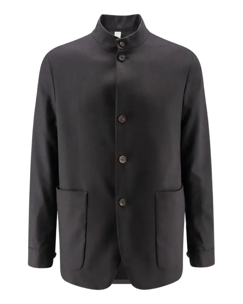 Hevò Jacke mit Mandarinkragen - Braun Braun