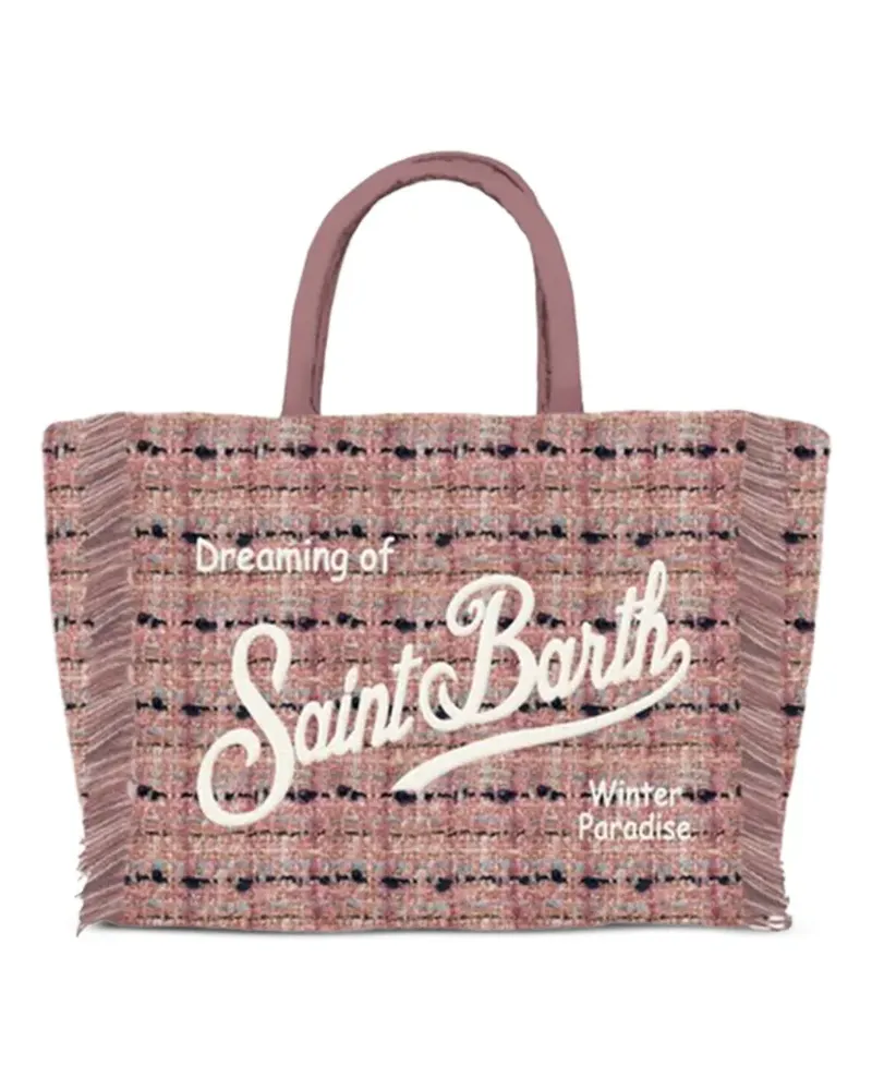 MC2 Saint Barth Handtasche mit Fransen - Rosa Rosa