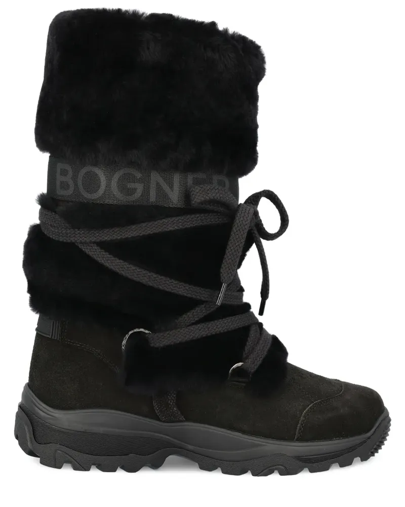 Bogner Alta Badia S 8 Stiefel aus Shearling - Schwarz Schwarz