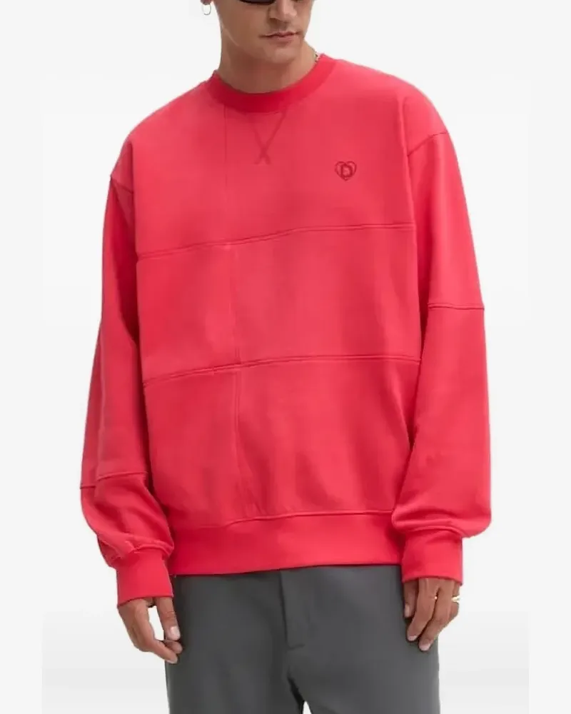 Desigual Sweatshirt mit Herz-Logo - Rot Rot