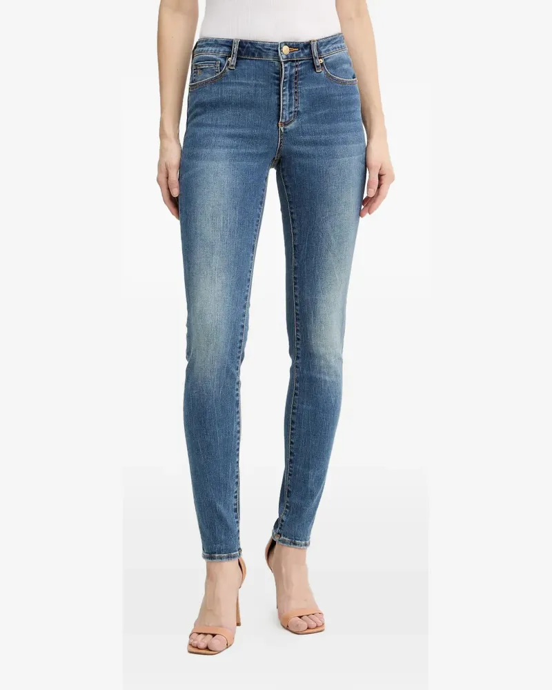 Armani Exchange Jeans mit Logo-Stickerei - Blau Blau