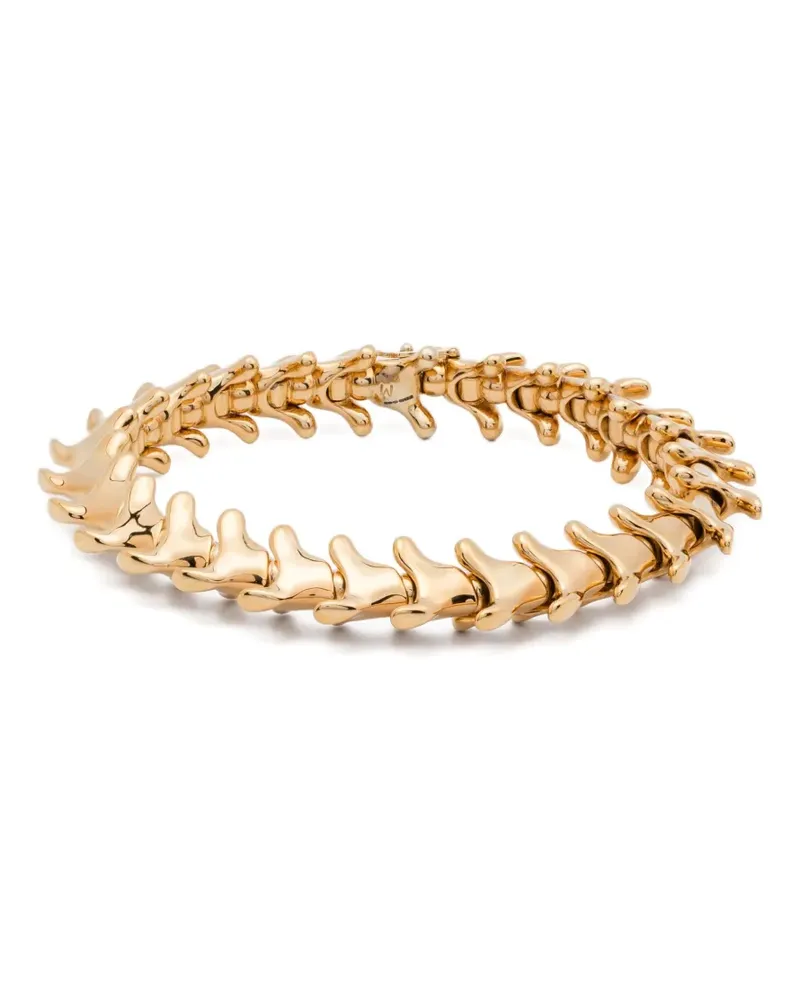 Shaun Leane Breites 'Serpent Trace' Armband - Gold Gold