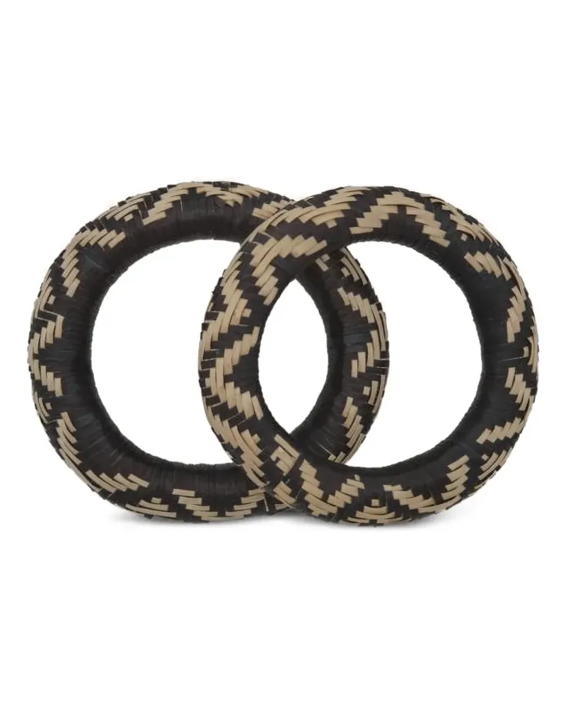 Johanna Ortiz Cosmic Serpent Armbänder (2er-Set) - Schwarz Schwarz