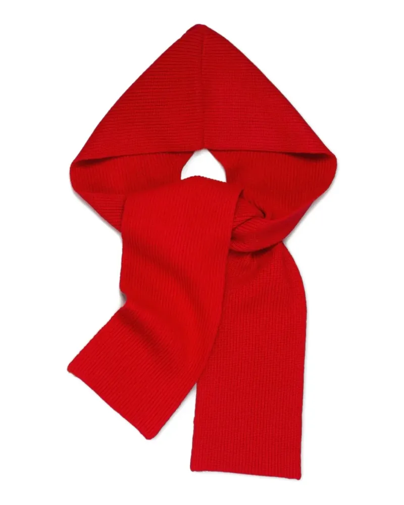 Studio Nicholson Gerippter Fife Schal - Rot Rot