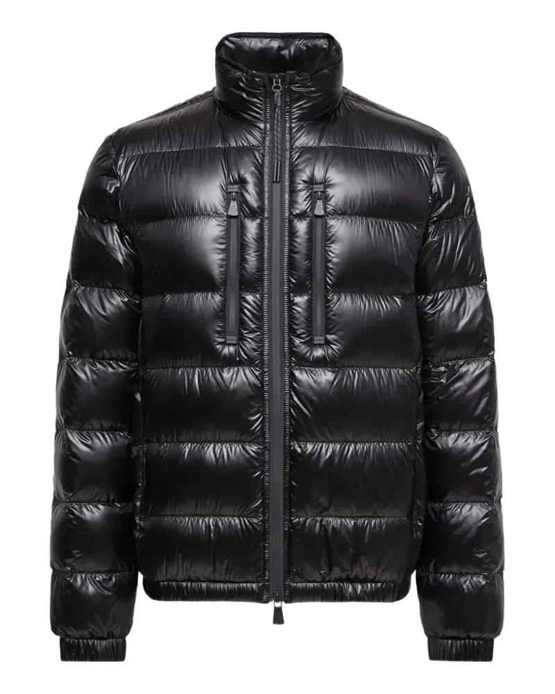 Moncler Gesteppte Bomberjacke mit Reißverschluss - Schwarz Schwarz
