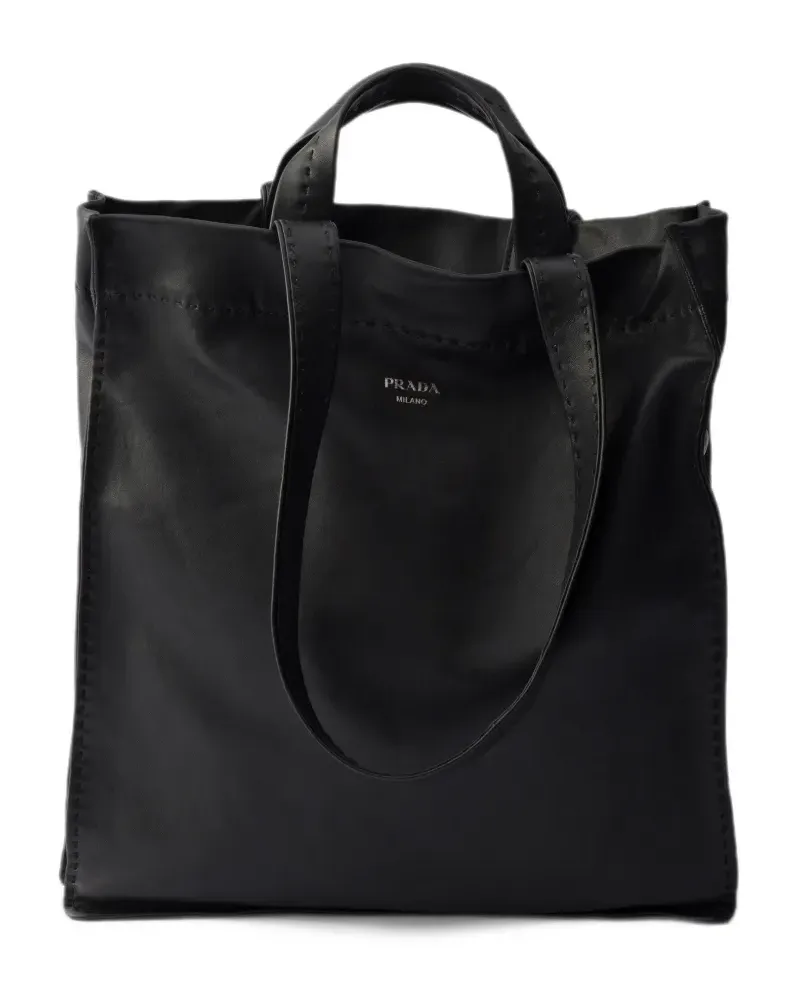 Prada Handtasche aus Nappaleder - Schwarz Schwarz