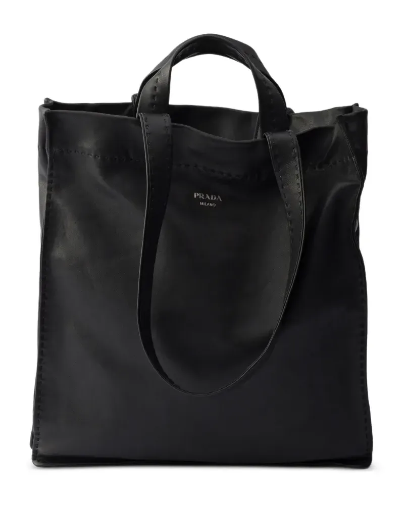 Prada Handtasche aus Nappaleder - Schwarz Schwarz
