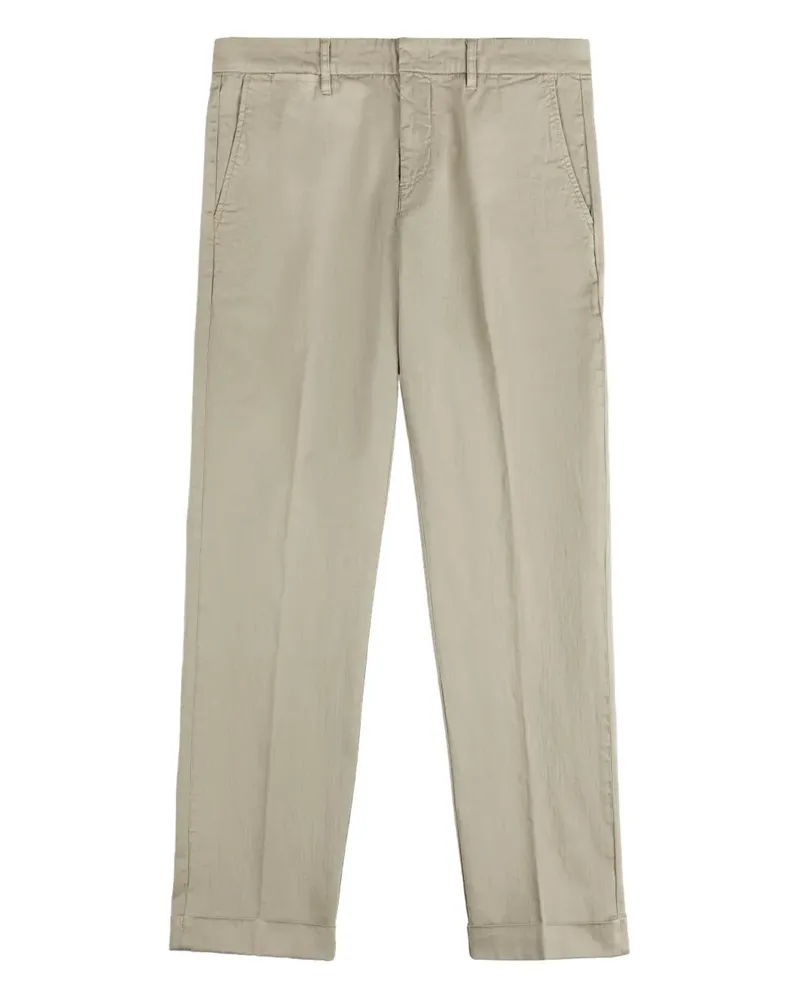 Fay Geknöpfte Caprihose - Grün Grün