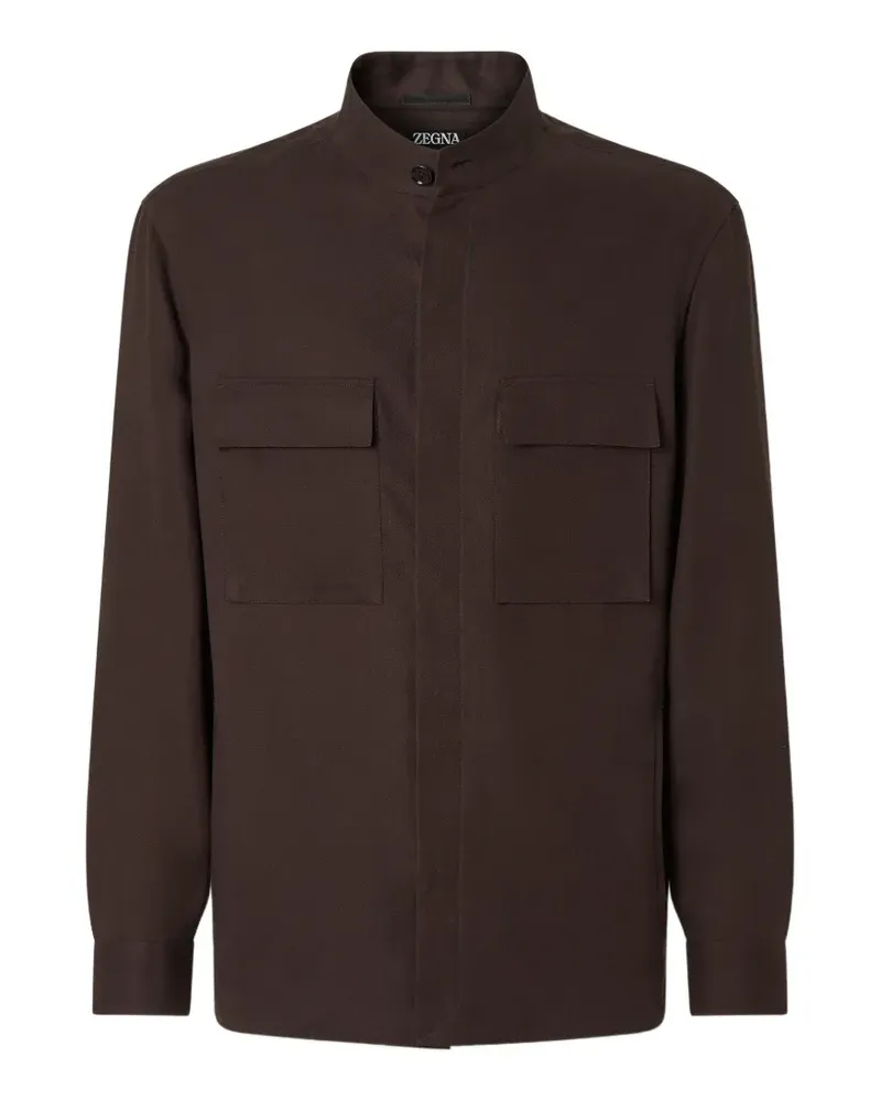 Ermenegildo Zegna Oasi Hemdjacke - Braun Braun