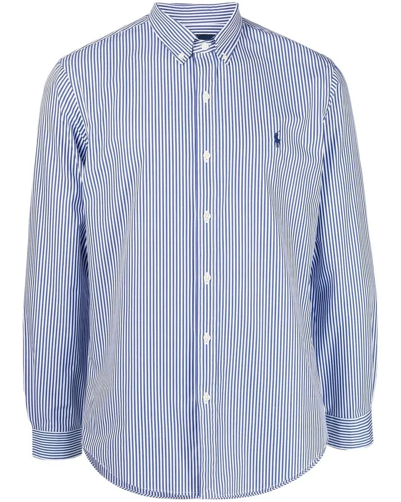 Ralph Lauren Hemd mit Nadelstreifen - Blau Blau