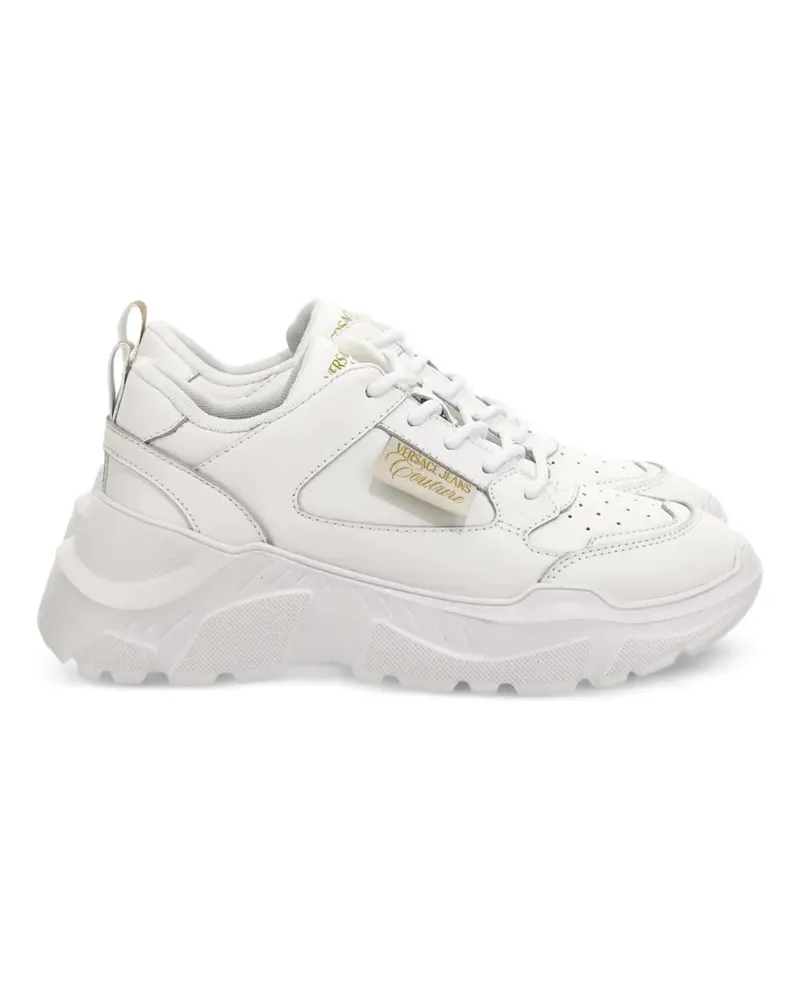Versace Jeans Sneakers mit Schnürung - Weiß Weiß