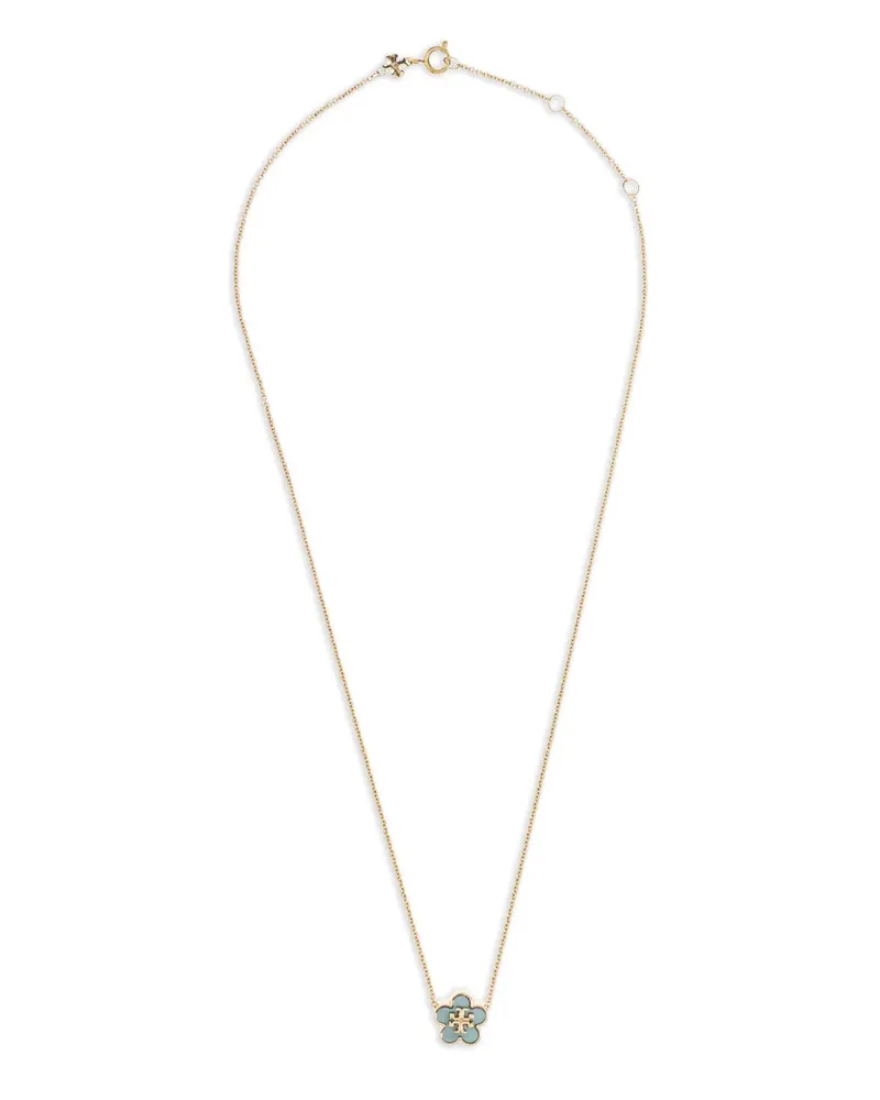 Tory Burch Halskette mit Blumendetail - Gold Gold