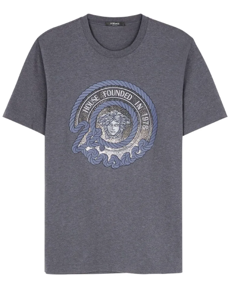 Versace Medusa Head T-Shirt - Grau Grau