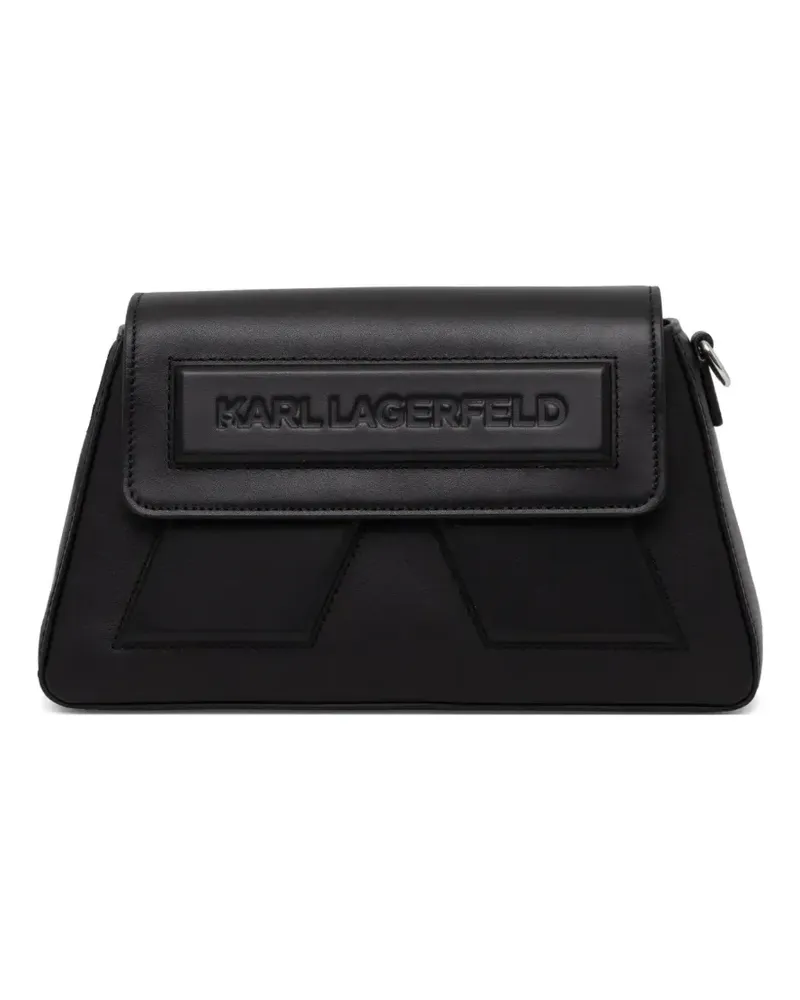 Karl Lagerfeld Ikonik K Schultertasche - Schwarz Schwarz