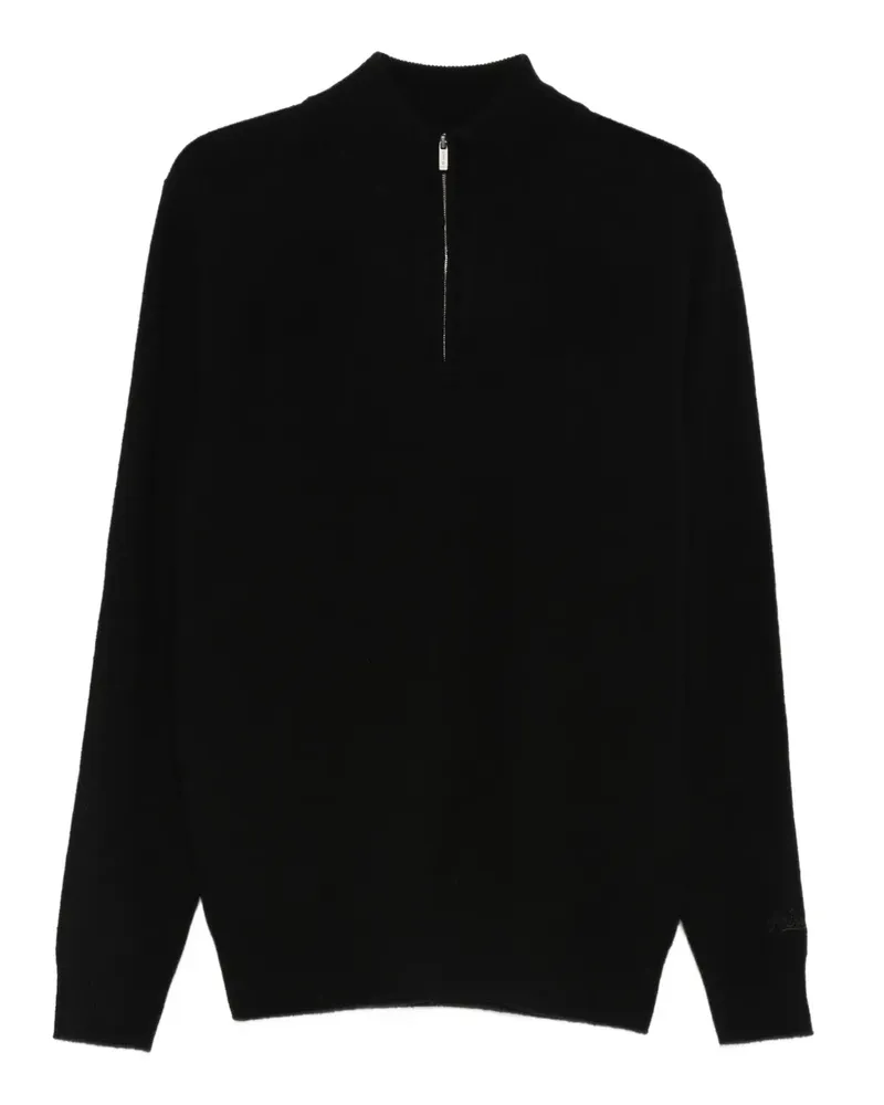 MC2 Saint Barth Pullover mit Stehkragen - Schwarz Schwarz